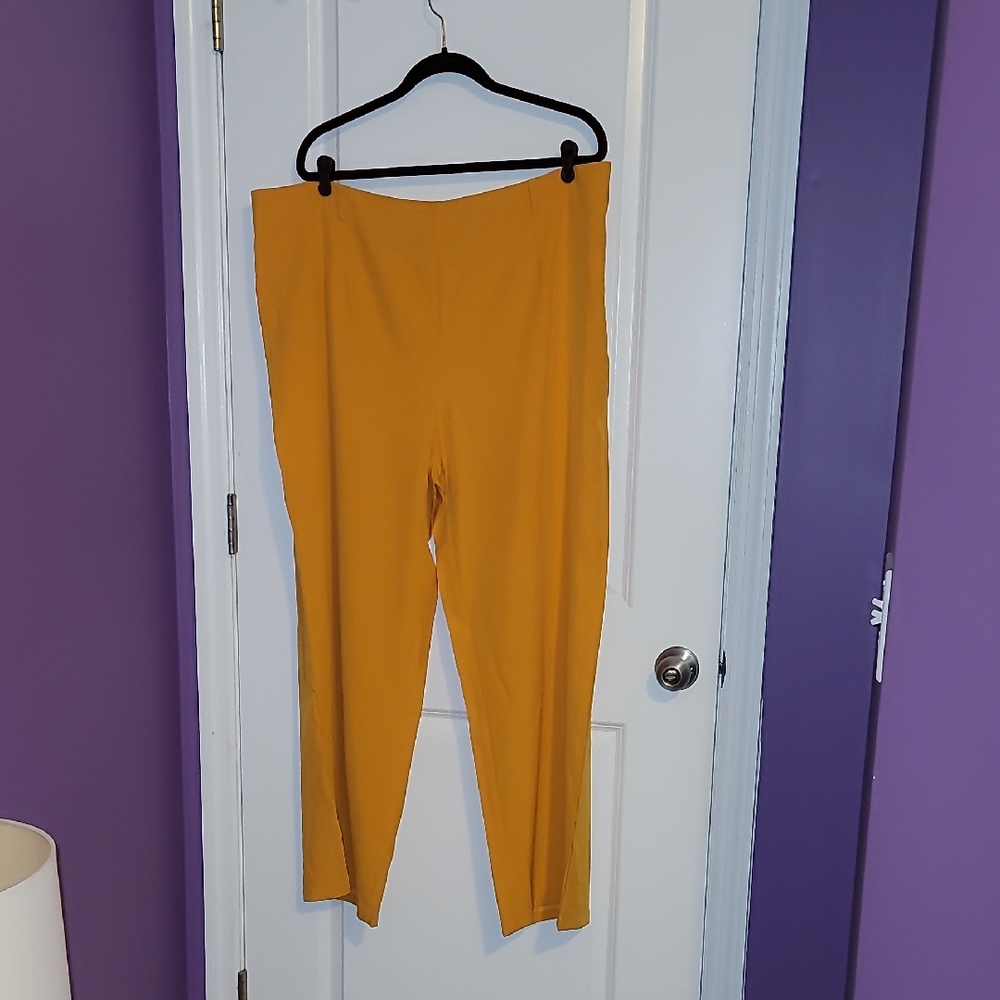 SHEIN CURVE Orangr Trouser Pants Sz: 3XL